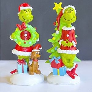 Dr Suess The Grinch Christmas 2pc 6" Figures New